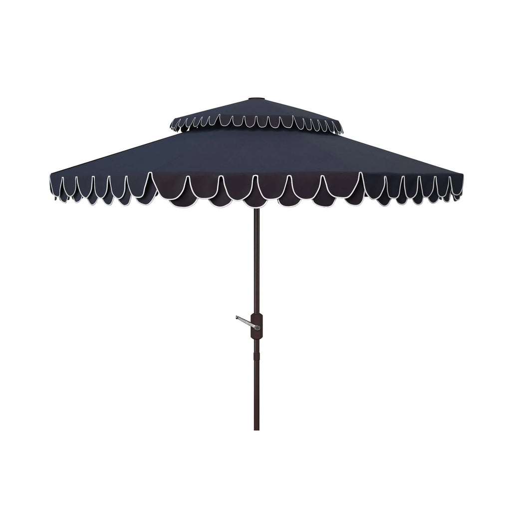 SAFAVIEH Kjerstin Outdoor-Volant für Doppelsonnenschirm mit 9 Ft
