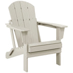 Polytrends Laguna Adirondack-Klappstuhl für die Terrasse, lichtecht und wetterbeständig