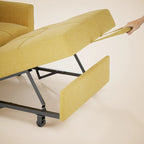 Sofá-cama ajustável 3 em 1, sofá-cadeirão extensível, cama dobrável convertível para sala de estar
