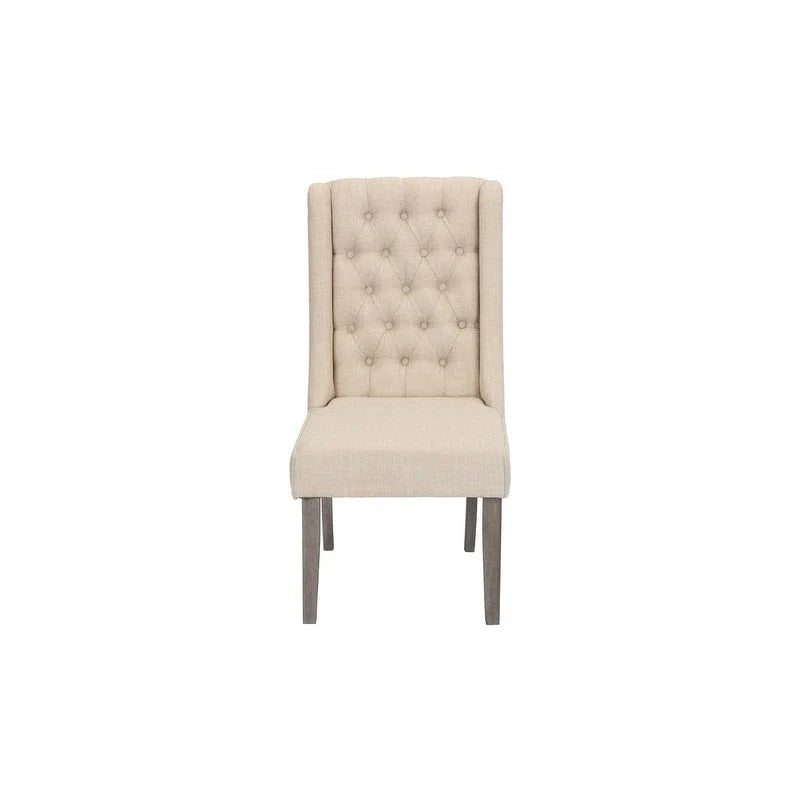 Beste Quality Furniture rustieke uitschuifbare grijze eetkamerset, 9-delig