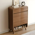 Modern Wood Hallway Medium Shoe Storage Cabinet