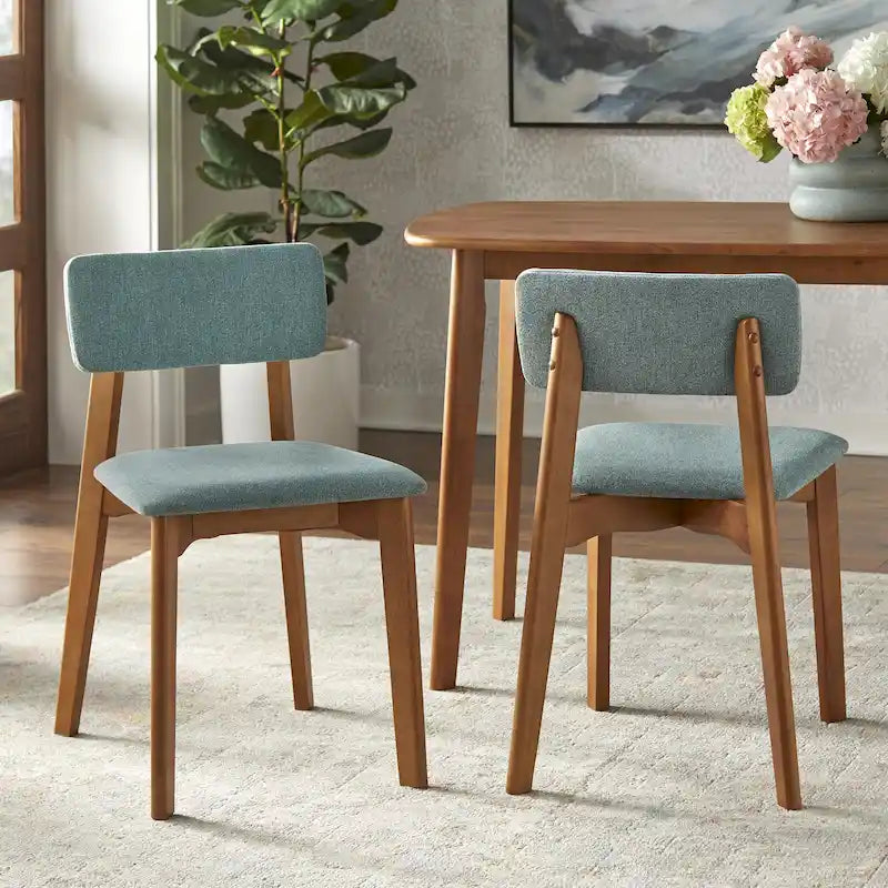 Ensemble de salle à manger Nettie en bois massif Simple Living, 4 pièces