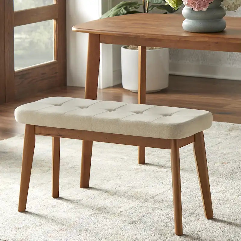 Ensemble de salle à manger Nettie en bois massif Simple Living, 4 pièces