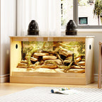 Reptiliengehege - Geräumiges Terrarium für Eidechsen, Schlangen und mehr - 47.2