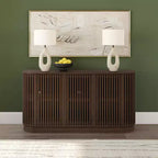 Buffet Contour Plank+Beam en bois massif avec 3 portes, meuble TV de 59 pour le salon