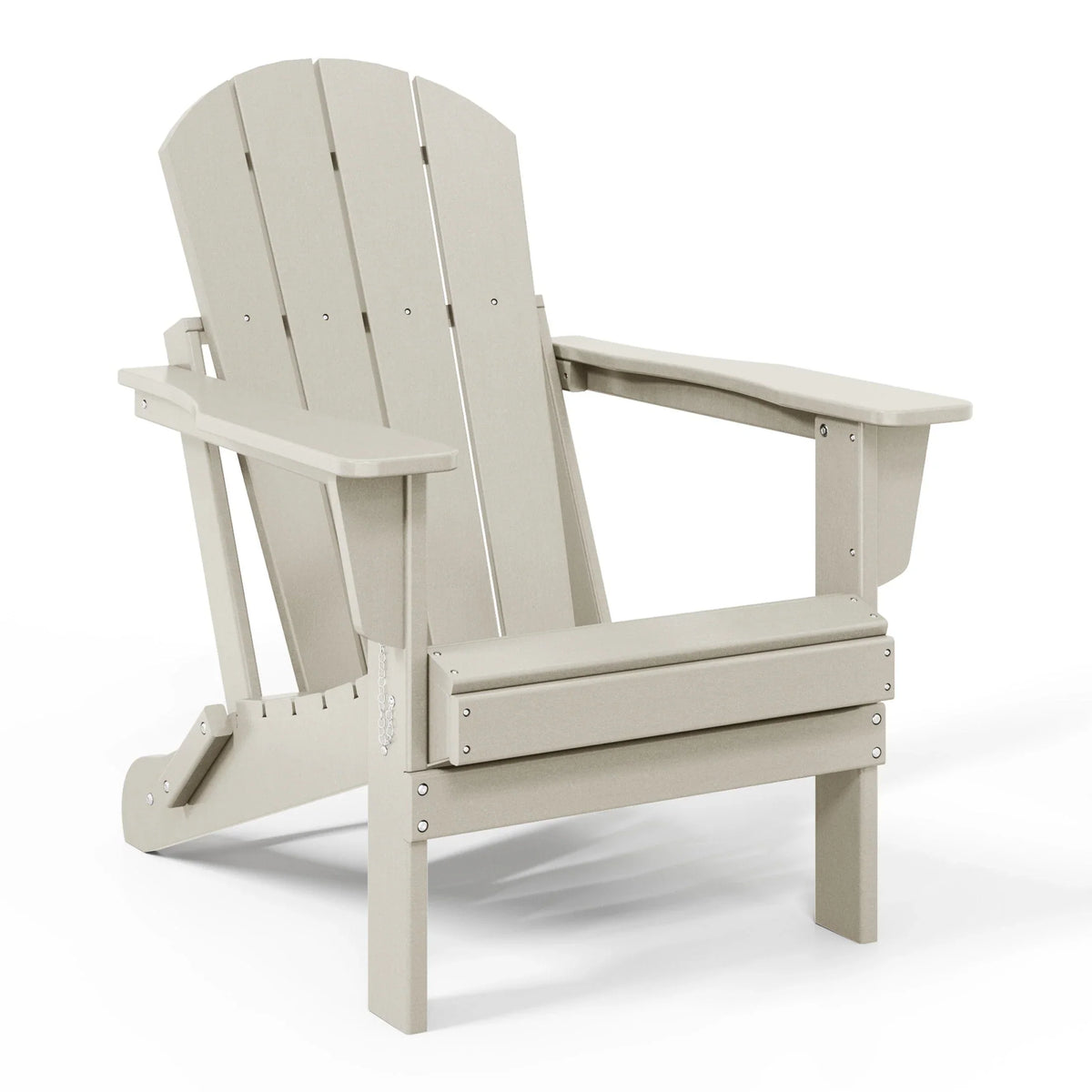 Polytrends Laguna Adirondack-Klappstuhl für die Terrasse, lichtecht und wetterbeständig