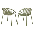 7-teiliges, erweiterbares Garten-Essset mit stapelbaren Stühlen und Tisch aus Akazienholz