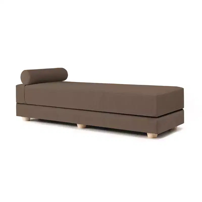 Tagesbett / ausziehbares Schlafsofa in Queen-Size - Microvelvet