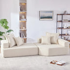 DIY Customization Boucle Upholstered Modular Sectional Sofa