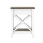 X-Pattern Nightstand with Drawer & Shelf | Multiple Colors | Bedroom Side Table