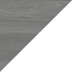 Pure White / Grey Sand / Charcoal Maple – 60W Credenza Desk with Hutch, Single-Person