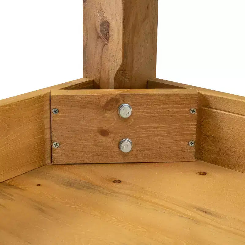 Flash Furniture rechthoekige boerderij-eettafel van massief grenenhout, 46 x 30