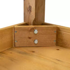 Flash Furniture rechthoekige boerderij-eettafel van massief grenenhout, 46 x 30