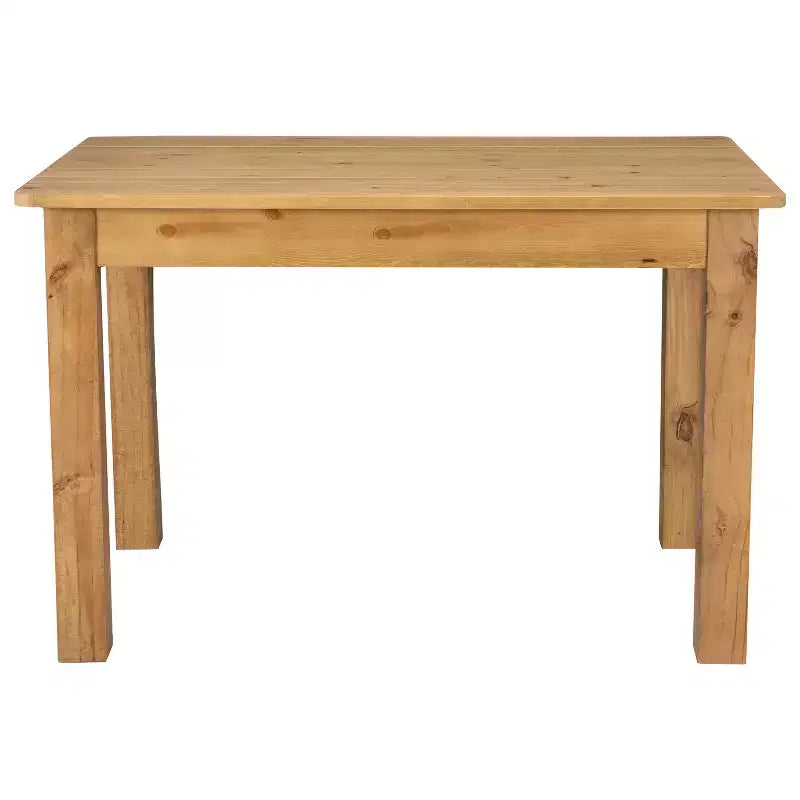 Flash Furniture rechthoekige boerderij-eettafel van massief grenenhout, 46 x 30