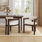 Conrad Sophisticated Modern Dining Chair With Armrest by Christopher Knight Home