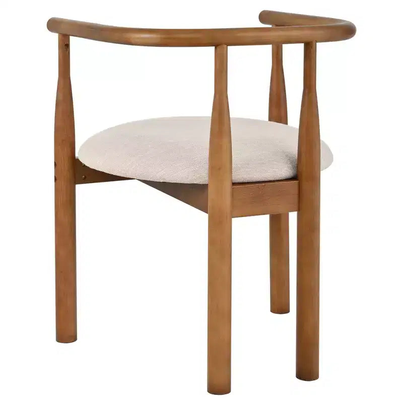 Ensemble de table à manger ovale 7 pièces pour 6 personnes, grande table familiale de cuisine de 71' avec 6 chaises rembourrées, noyer - Christopher Knight Home