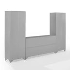 3-delige Tara-dressoir- en voorraadkastset, verweerde afwerking - Crosley