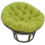 Poltrona papasan Bali in rattan da 42 pollici con cuscino in twill
