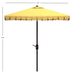 SAFAVIEH Kjerstin Outdoor-Volant für Doppelsonnenschirm mit 9 Ft