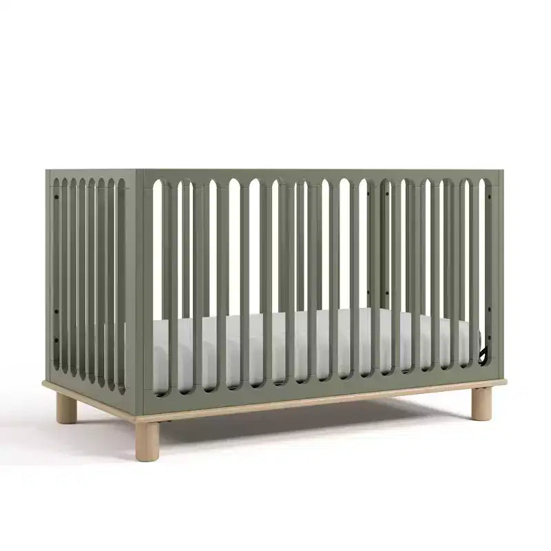Storkcraft Sicily Deluxe 3-in-1 ombouwbaar babybed met uitvalbeveiliging voor peuters