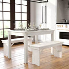 Flash Furniture rechthoekige boerderij-eettafel van massief grenenhout, 46 x 30