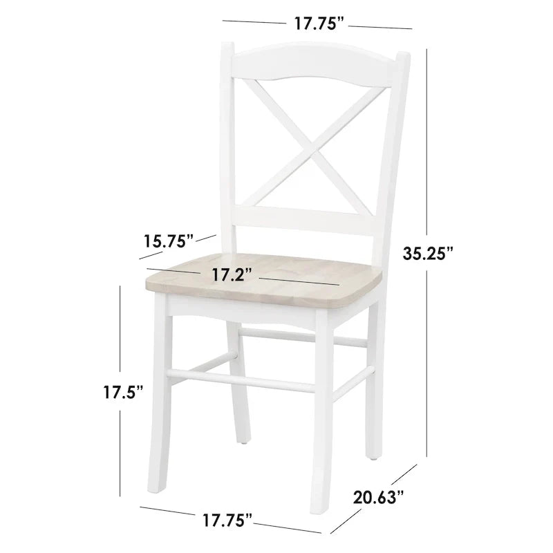 Simple Living Country Cottage eethoek, 3-delig, met neerklapbare bladen