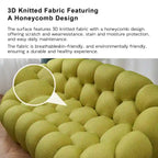Gebogenes Bubble-Sofa für 2 Personen in Wabenform mit 3D-Textilgewebe fürs Wohnzimmer, Salon oder Apartment