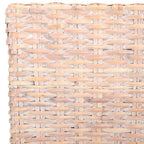 Set van 2 eetkamerstoelen van naturel rotan, 19W x 22D x 41H, boho-kuststijl