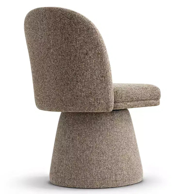 Set di 6 sedie da pranzo moderne girevoli a 360 e senza braccioli, con base a piedistallo, eleganti sedie d'accento per cucina, sala da pranzo o ufficio-Panipeachy
