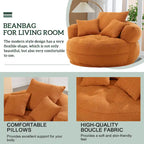 Fauteuil rond de relaxation ?C blanc/bleu/gris/jaune/orange/rouge rosé/bleu marine/vert, 1 ou 2 places