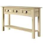 Konsolentisch aus Holz für den Flur mit 3 Schubladen Corona | Furniture Dash - N/A