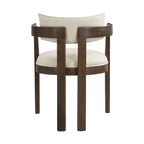 Conrad Sophisticated Modern Dining Chair With Armrest by Christopher Knight Home