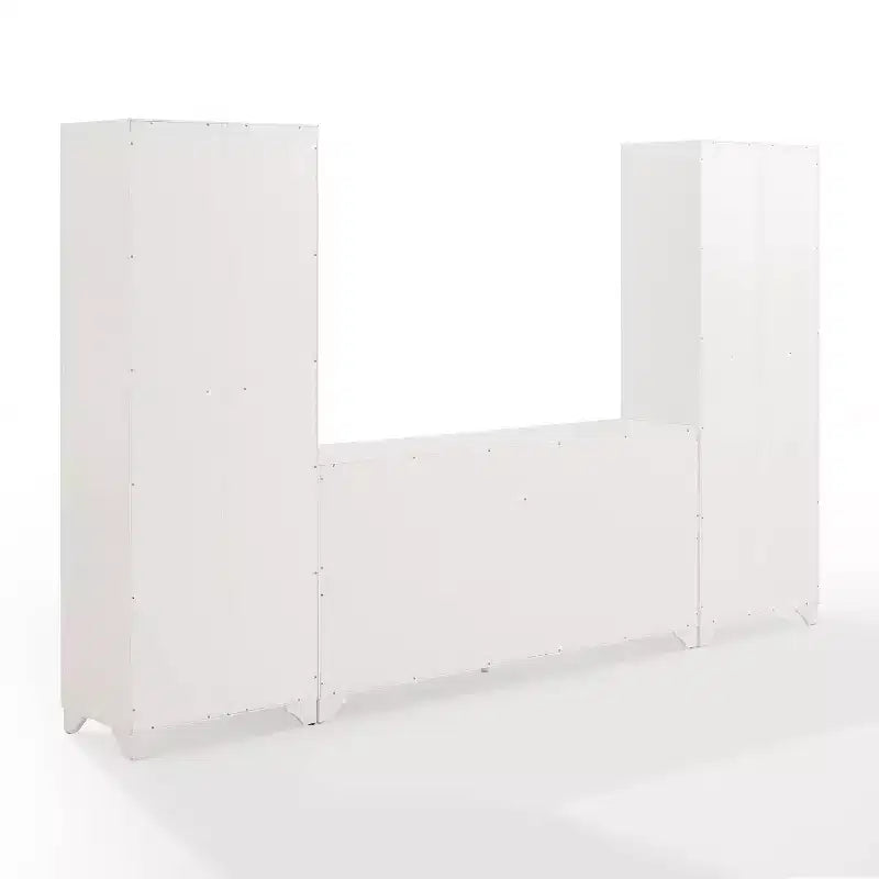 3-delige Tara-dressoir- en voorraadkastset, verweerde afwerking - Crosley