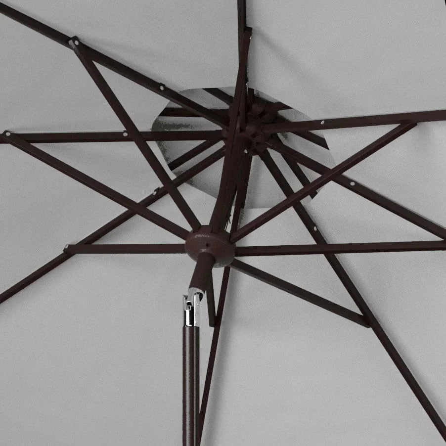 SAFAVIEH Kjerstin Outdoor-Volant für Doppelsonnenschirm mit 9 Ft