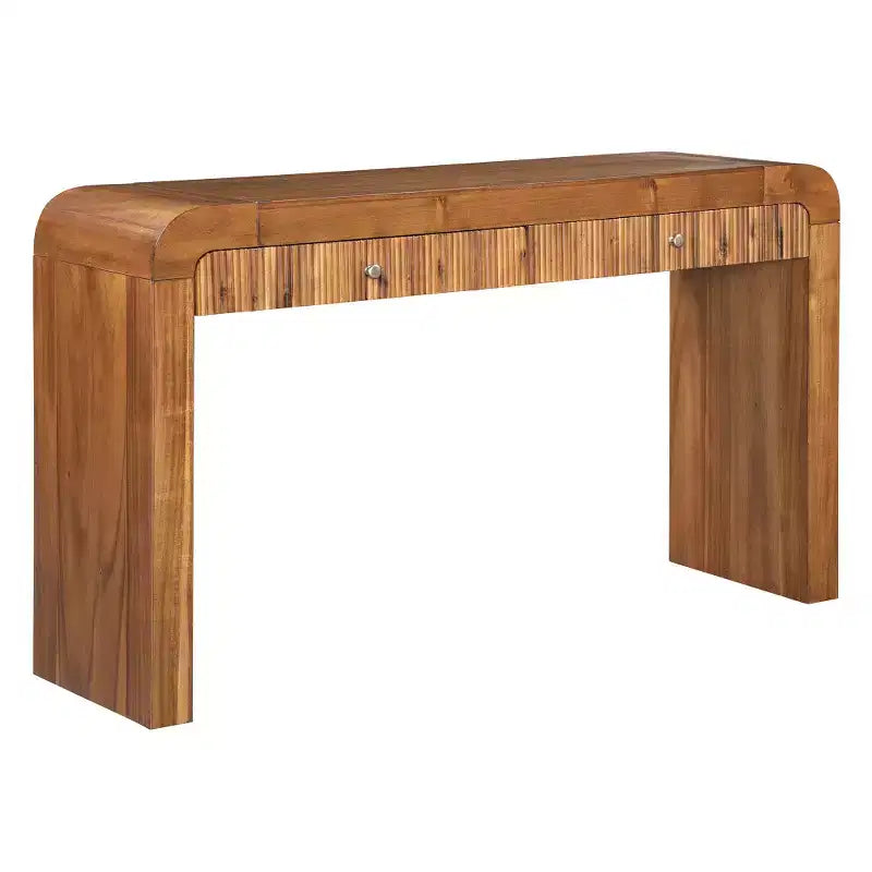 Whisen rustieke consoletafel, haltafel of bijzettafel met geribbelde ladefront