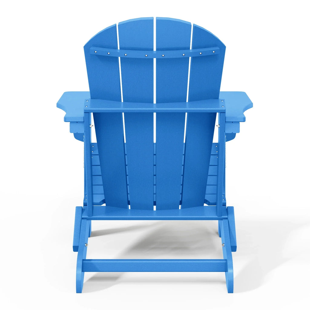 Polytrends Laguna Adirondack-Klappstuhl für die Terrasse, lichtecht und wetterbeständig