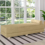 Tagesbett / ausziehbares Schlafsofa in Queen-Size - Microvelvet