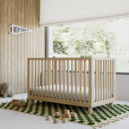 Storkcraft Sicily Deluxe 3-in-1 ombouwbaar babybed met uitvalbeveiliging voor peuters