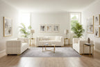 85 modernes Sofa aus Waffelstoff, bequemes Relaxsofa