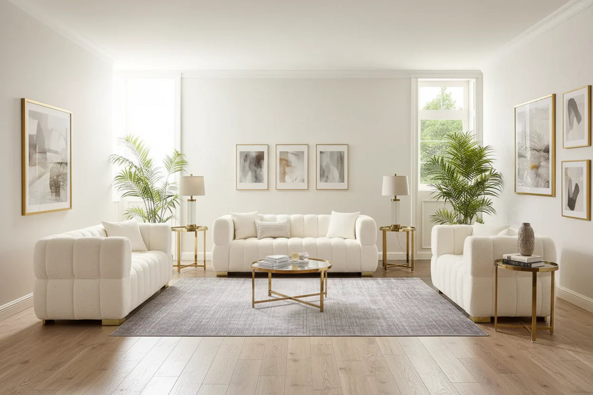 85 modernes Sofa aus Waffelstoff, bequemes Relaxsofa