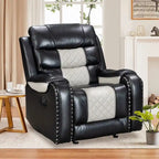 Großer Relaxsessel aus Kunstleder im amerikanischen Design für das Wohnzimmer