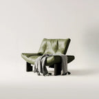 Fauteuil d'appoint contemporain noir en chenille capitonnée sans accoudoirs