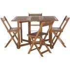 SAFAVIEH Brandy set da pranzo da esterno da 5 pezzi - 43Wx35Dx29H