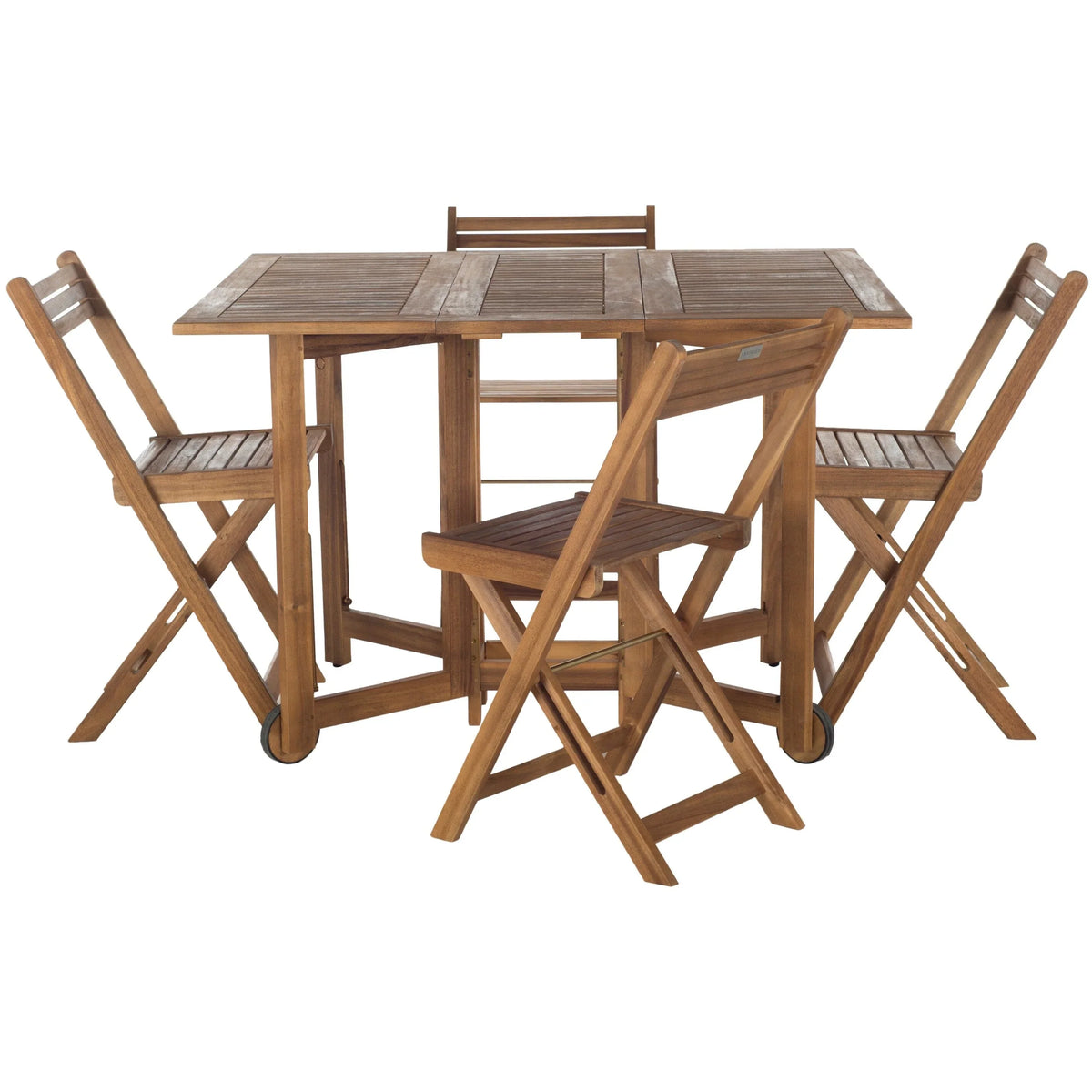 SAFAVIEH Brandy set da pranzo da esterno da 5 pezzi - 43Wx35Dx29H