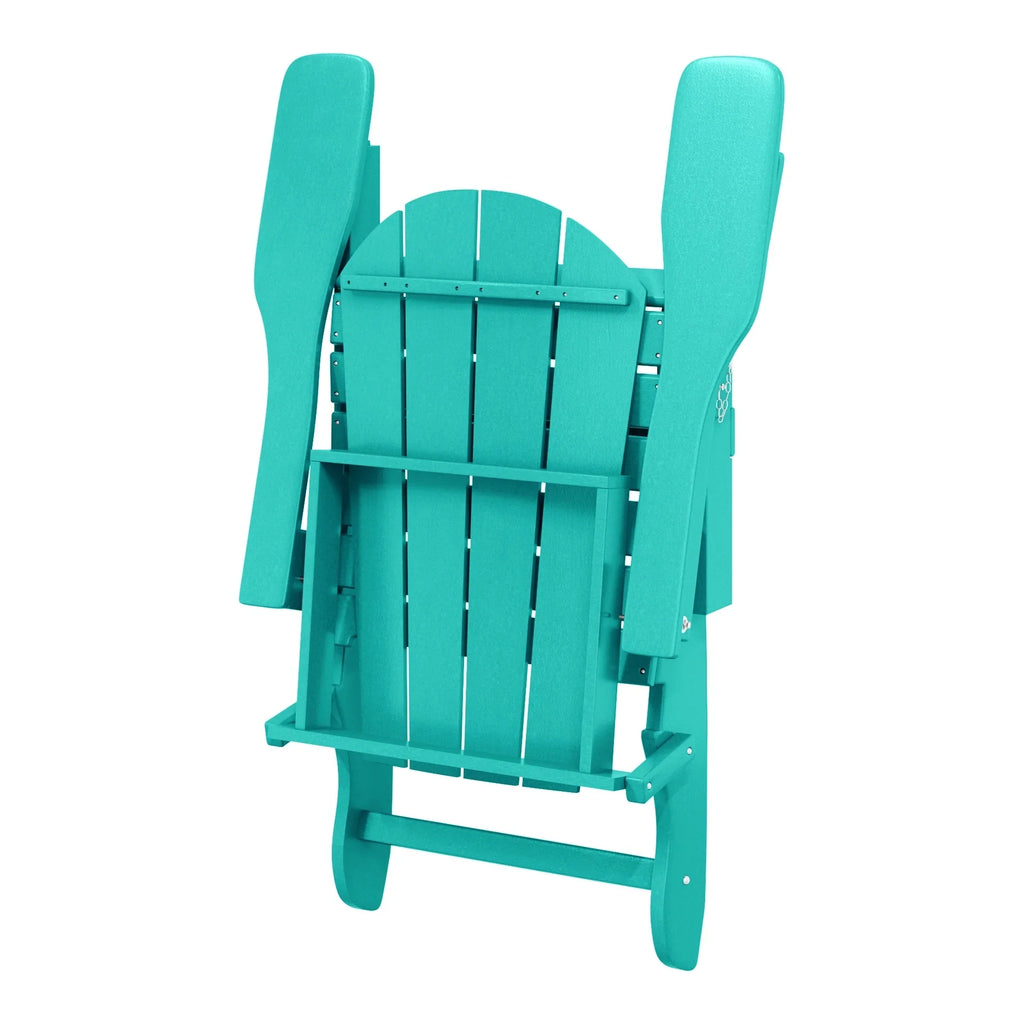 Polytrends Laguna Adirondack-Klappstuhl für die Terrasse, lichtecht und wetterbeständig