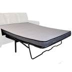 Schlafsofa Rancho mit Bezug aus rustikal braunem Wildlederimitat - 37 x 86 x 40