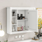 Meuble-lavabo de salle de bains moderne de 36' avec lavabo intégré et armoire à miroir, 2 portes et 2 tiroirs