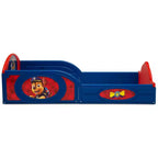 Delta Children Kunststoff-Kinderbett zum Schlafen und Spielen mit fest angebrachten Schutzgittern - PAW Patrol