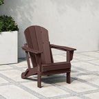 Polytrends Laguna Adirondack-Klappstuhl für die Terrasse, lichtecht und wetterbeständig