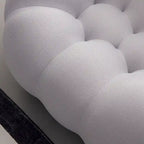 Gebogenes Bubble-Sofa für 2 Personen in Wabenform mit 3D-Textilgewebe fürs Wohnzimmer, Salon oder Apartment